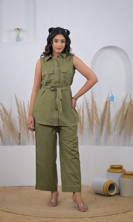 Army Colour Cord Set with Belt