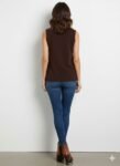 Brown Sleeveless Knit Top (3)1