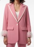 Bubble Gum Pink Single Breasted Blazer Set
