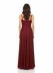 Burgundy Cowl-Neck Gown (4)