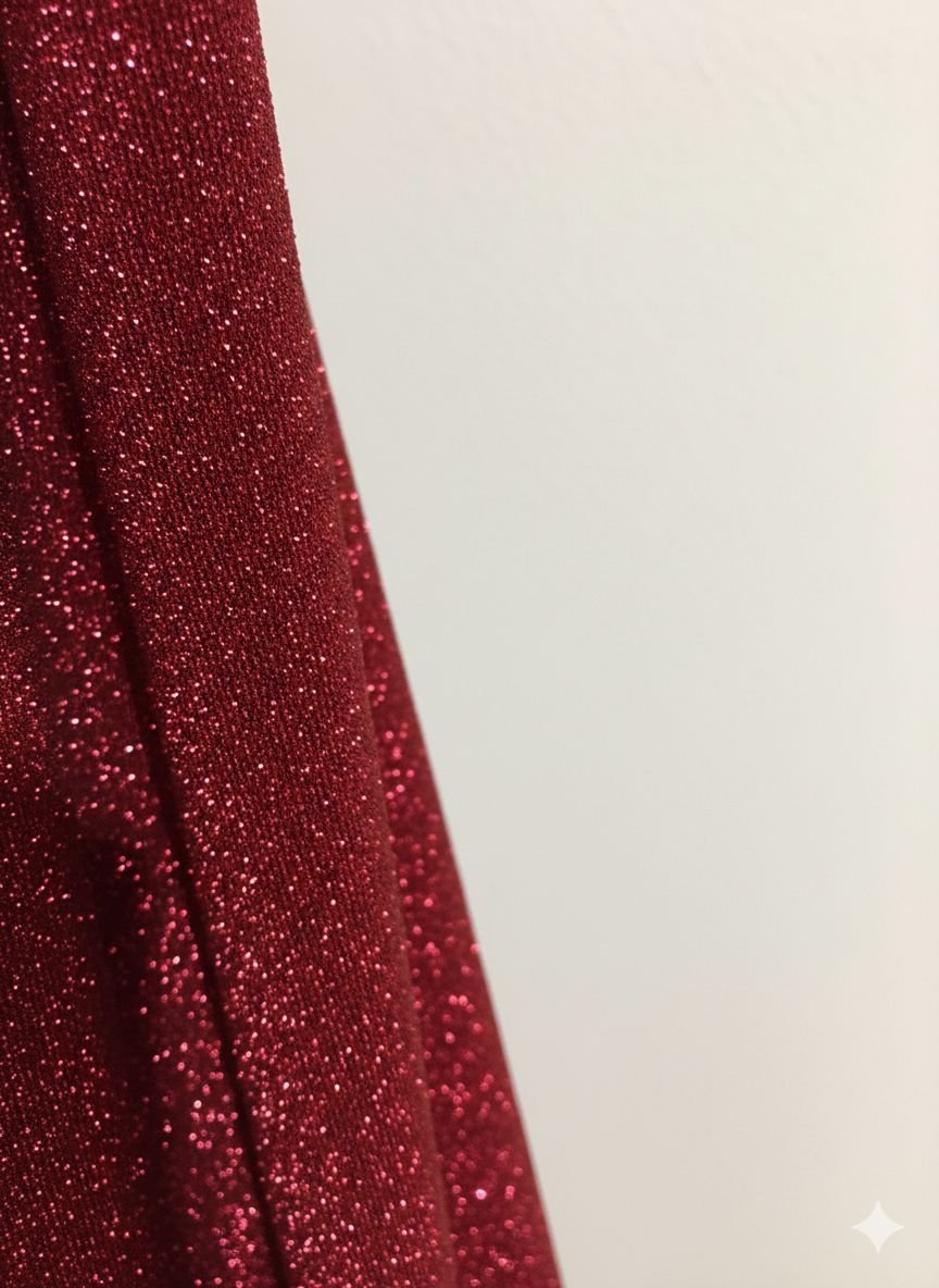 Burgundy Cowl-Neck Gown (3)