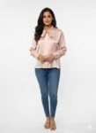 Dusty Pink Satin Top (2)