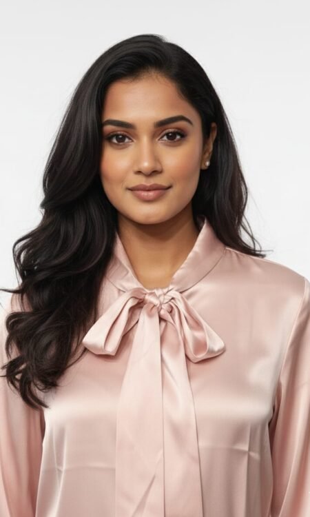 Dusty Pink Satin Top