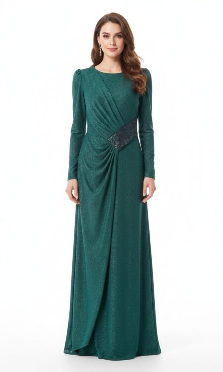 Emerald Sparkle Gown