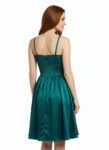 Emerald Teal fit-and-flare dress (2)