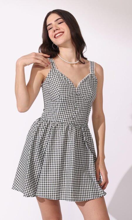 Gingham Mini Dress