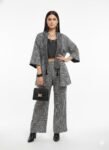 Kimono-Style Outerwear (Black & White)