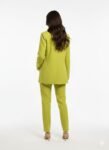 Lime Green Single Breasted Blazer Set (2)