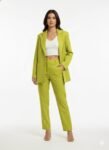 Lime Green Single Breasted Blazer Set (2)