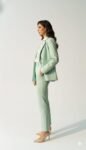 Mint Green Single Breasted Blazer Set (2)