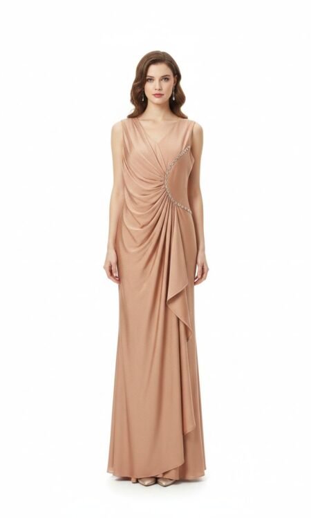 Rose Gold Maxi Dress