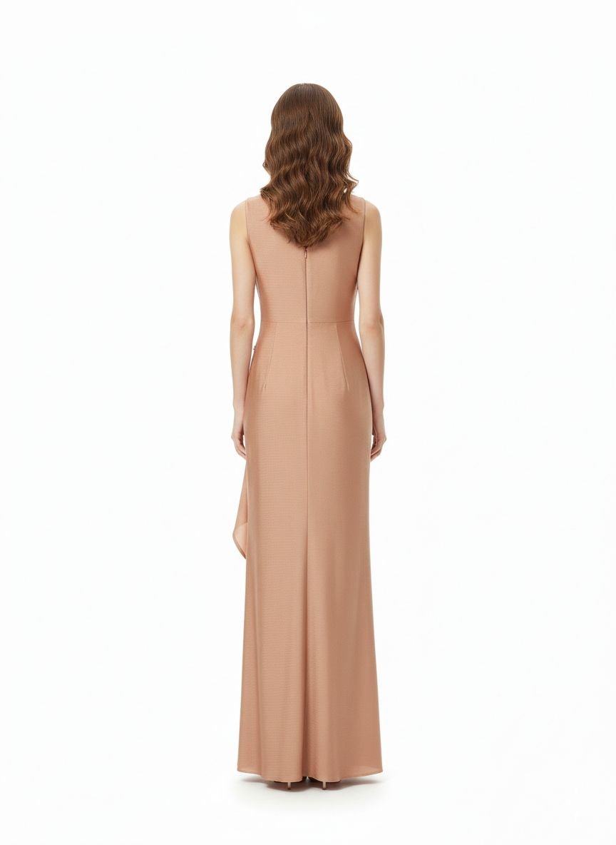 Rose Gold Maxi Dress (3)