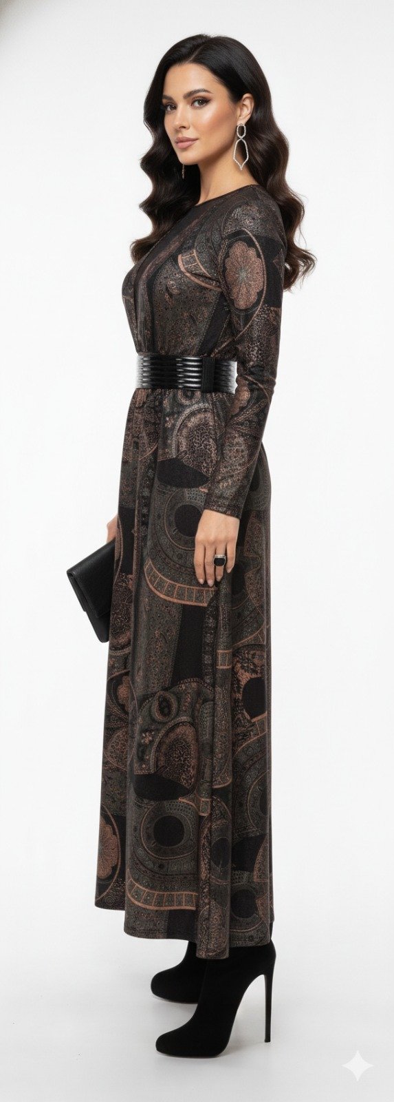 Vintage Inspired Maxi Length Evening Gown (2)