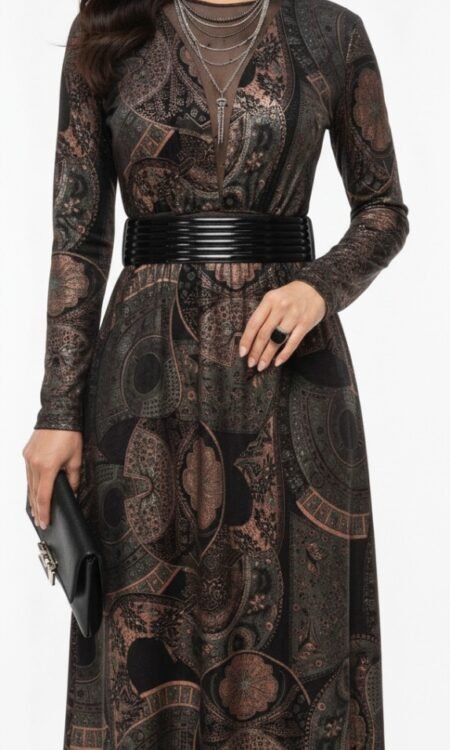 Vintage Inspired Maxi Length Evening Gown