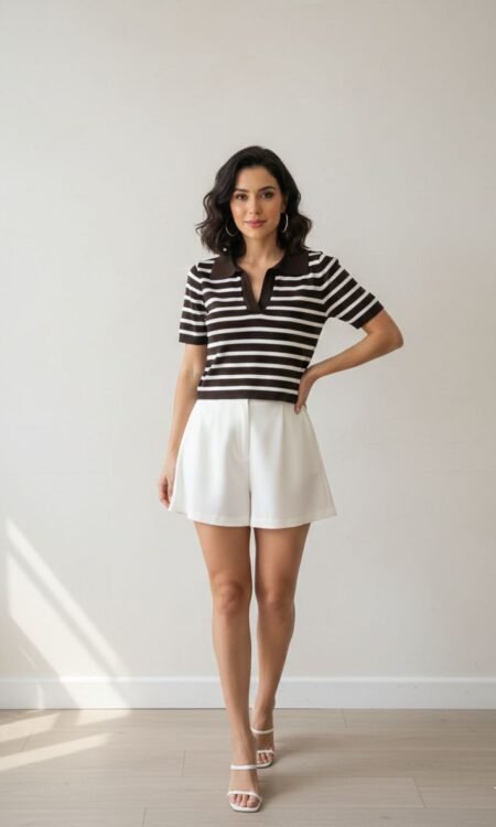 Structured  Striped Knits