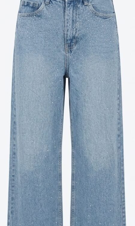 Classic Wide-Leg Denim with Sequence