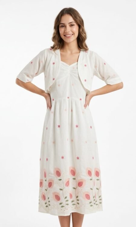 Floral Bolero  Midi Set