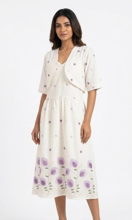 Floral Bolero Midi Set