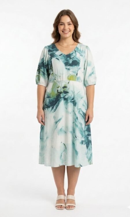 Abstract Watercolor Midi