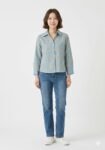 Blue Tonal Botanical Shirt