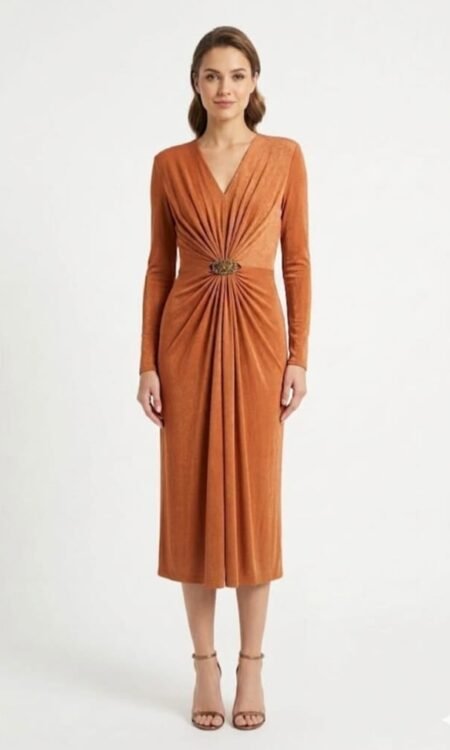 V-neckline Dress