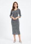 Metallic Evening Dress