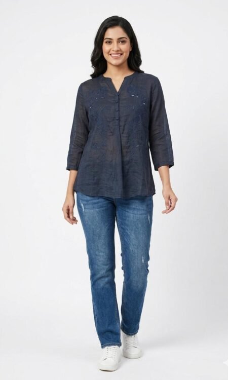 Embroidered Linen Tunics
