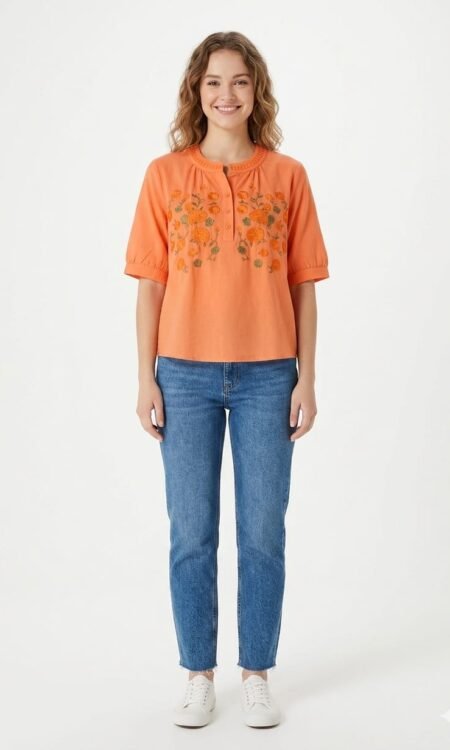 vibrant Orange top