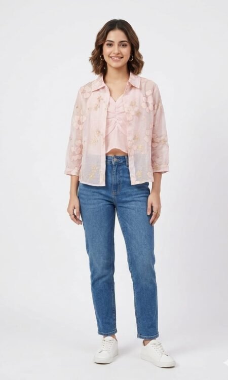 ethereal blush pink ensemble