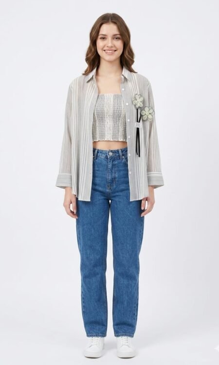 elegant two-piece coordinated set