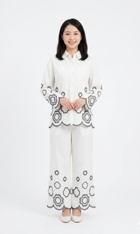 white coordinate (co-ord) set