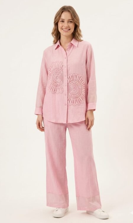 Soft Pink Colour Cord Set