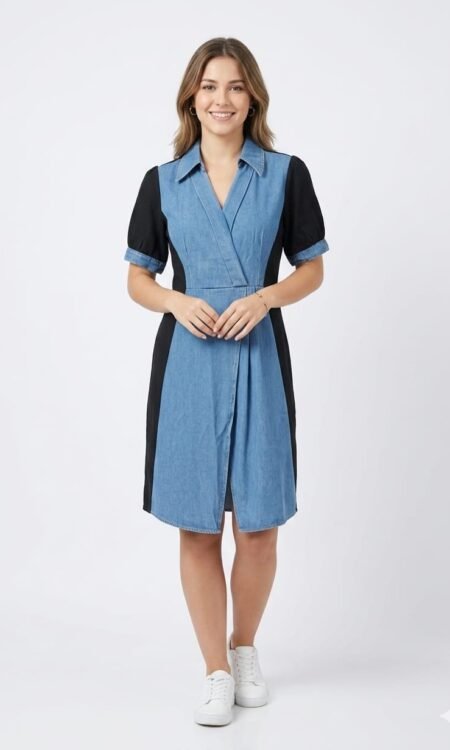 Black Denim Dress