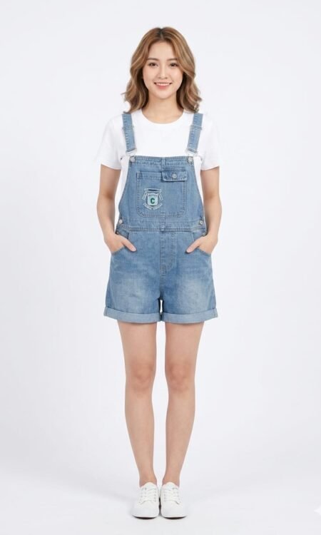 Denim Dungaree set