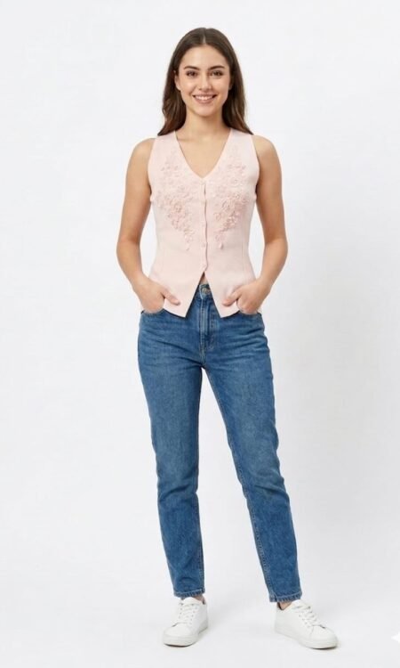 Pink Embroid top