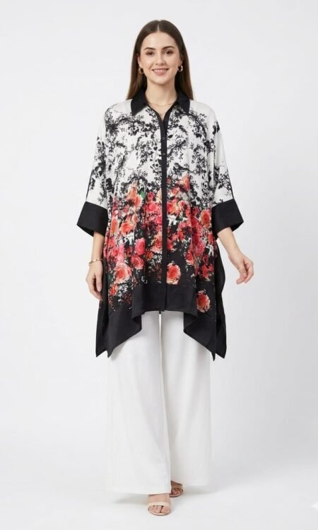Elegant Button-Down Kaftan