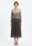Chocolaty & Deep Earth-Toned Dress