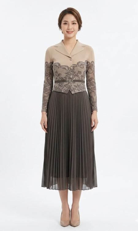 Chocolaty & Deep Earth-Toned Dress