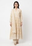 Embroidered Three-Piece Anarkali Sets