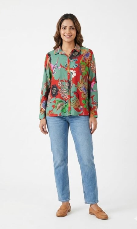 Artistic Floral Button-Downs