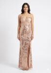 Stunning Rose Gold Evening Gown