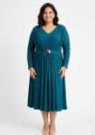 Teal Midi Dress