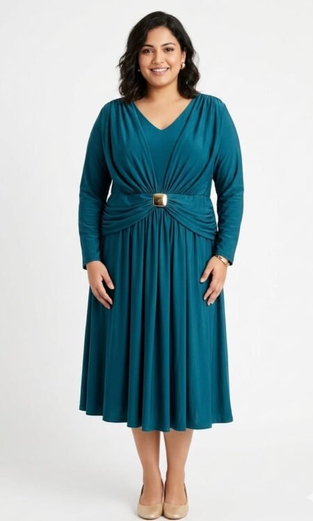 Teal Midi Dress