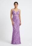 Vibrant Lilac Gala Dress