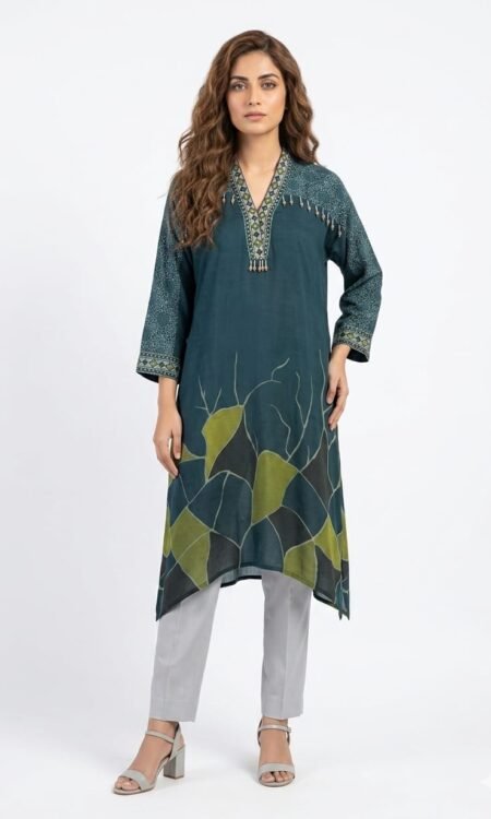 Premium Terracotta Boho-Chic High-Low Tunic