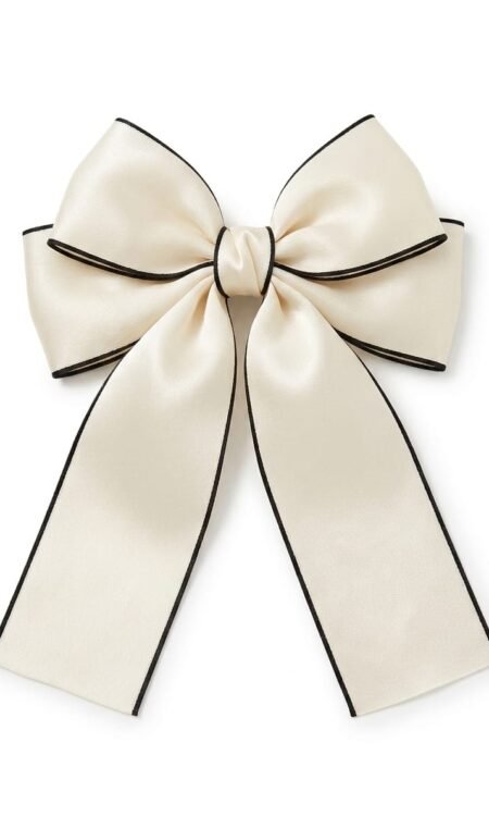 Premium Classic Coquette Satin Ribbon Bow Hair Clip