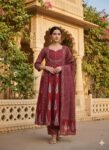 Traditional Block-Printed Anarkali Set