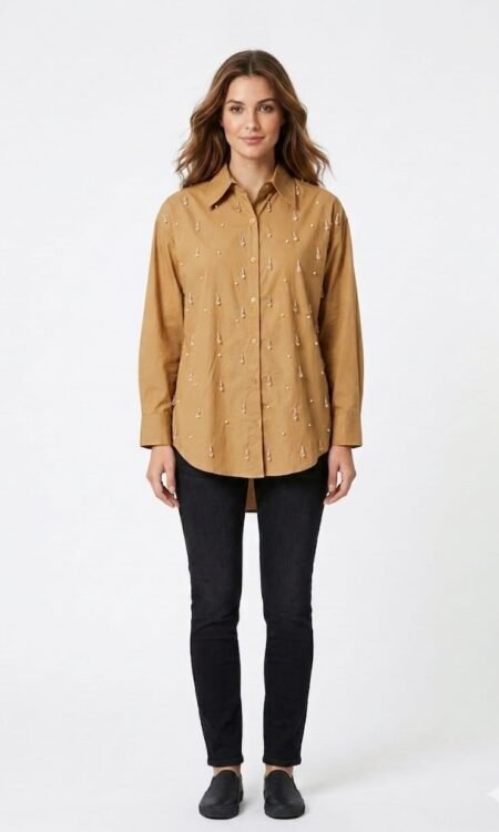 Stone Drop Detailed Shirt
