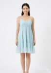 soft blue short dress