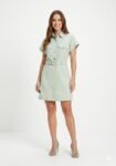 Polished Sage Green Tailored Utility Mini